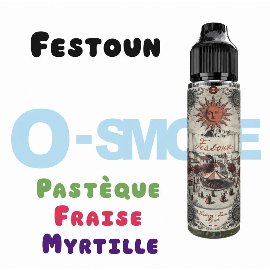 Pack de 5 liquides Gamme Sunrise par Osmoke (Offre Partenaire) - 50 Ml